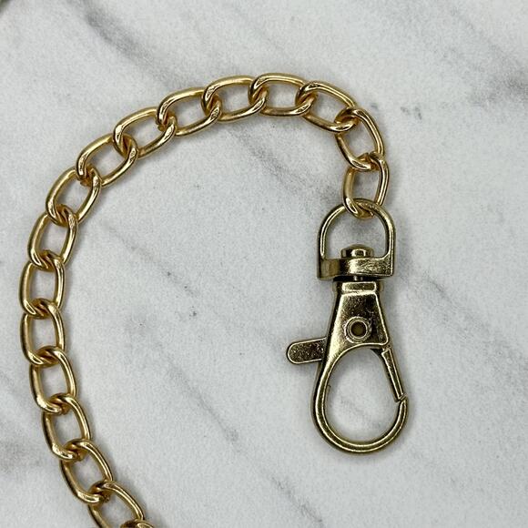 Gold Tone Chain Link Purse Handbag Bag Replacement Strap ✨ - Picture 12 of 12